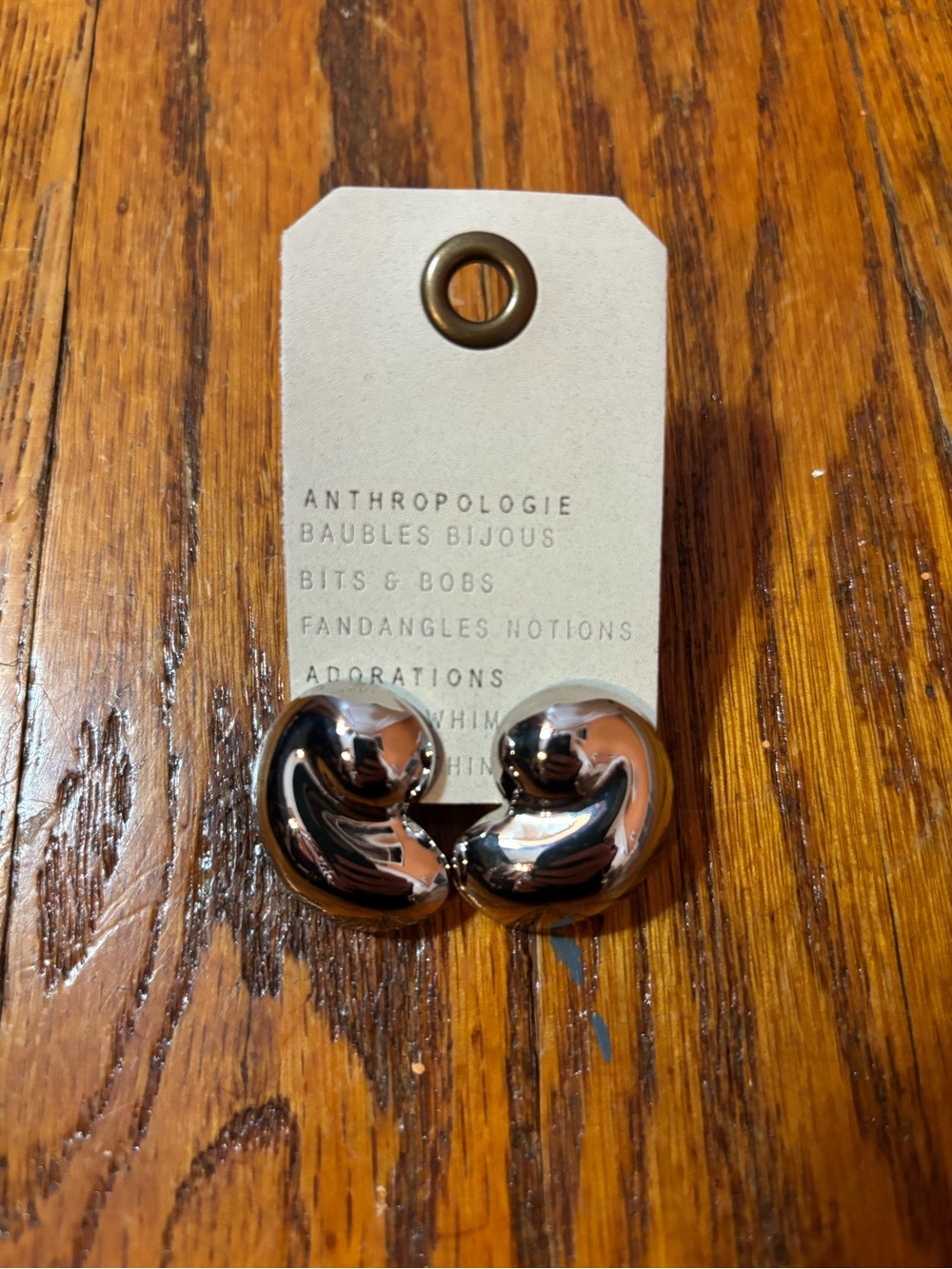 Anthropologie Silver Earrings